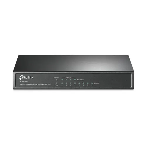 TP-Link TL-SF1008P przełącznik sieciowy Nie zarządzany Fast Ethernet (10/100) Obsługa PoE Oliwkowy