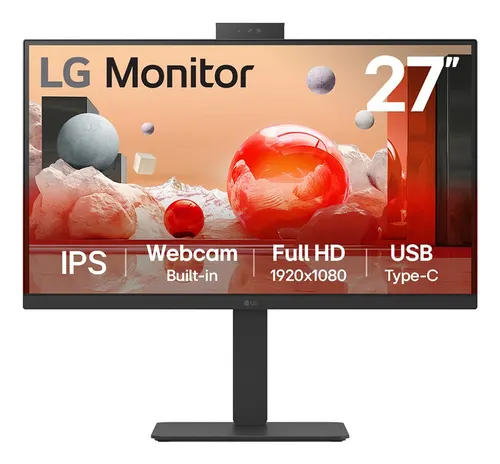 LG 27BA850-B monitor komputerowy 68,6 cm (27") 1920 x 1080 px Full HD Czarny
