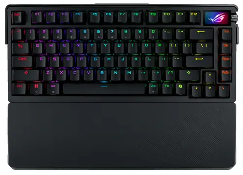 ASUS ROG Azoth Extreme klawiatura Gaming USB + RF Wireless + Bluetooth QWERTY Angielski Czarny