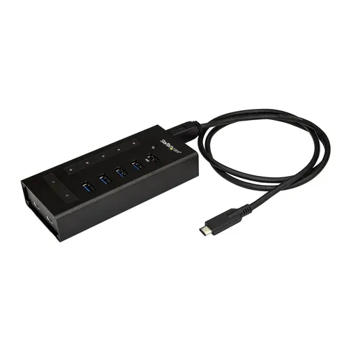 StarTech.com HB30C5A2CST huby i koncentratory USB 3.2 Gen 1 (3.1 Gen 1) Type-B 5000 Mbit/s Czarny