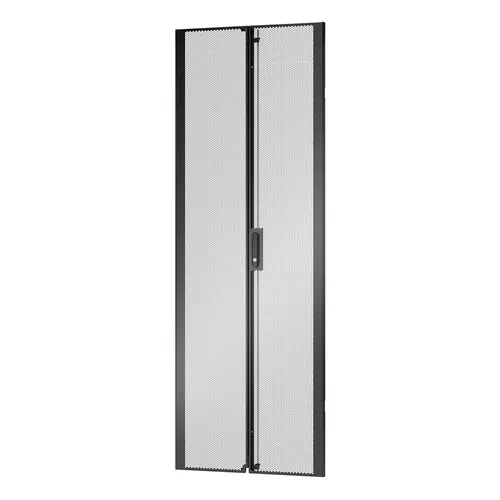 APC NetShelter SX Advanced 48U 750mm Wide Perforated Split Doors Black Drzwi