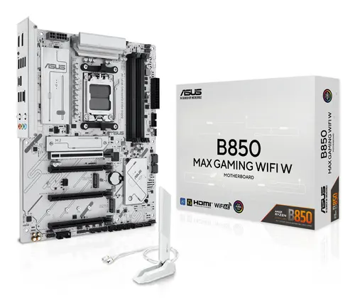 ASUS B850 MAX GAMING WIFI W AMD B850 Gniazdo AM5 ATX
