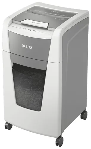 Leitz 80160000 niszczarka Rozdrabnianie mikro-cięte 55 dB 22 cm Szary, Biały