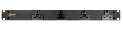 Vertiv EGXPRN042-103UKLPS6-IP44 rozdzielacz zasilania PDU 4 x gniazdo sieciowe Czarny