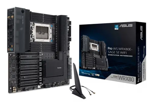 ASUS Pro WS WRX80E-SAGE SE WIFI AMD WRX80 Socket SP3 Rozszerzone ATX