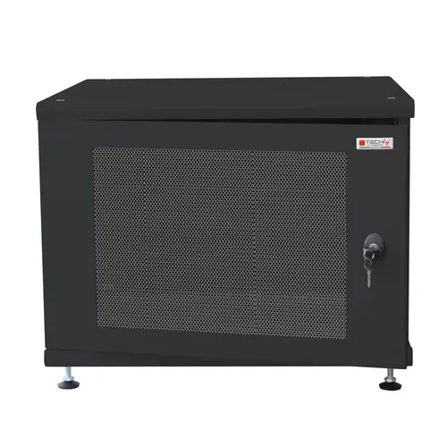 Techly I-CASE EE-2008BK6 stojak 8U Szafa wisząca Czarny