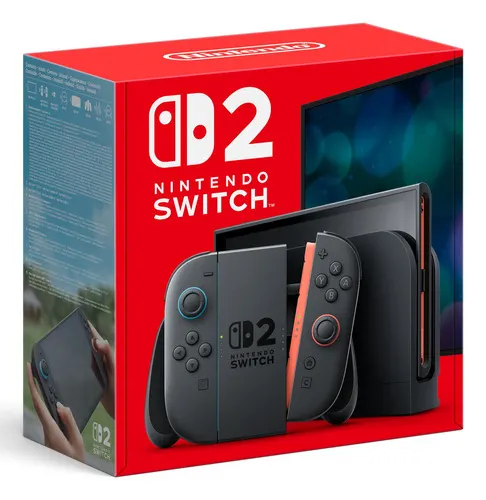 Nintendo Switch 2 przenośna konsola do gier 20,1 cm (7.9") 256 GB Ekran dotykowy Wi-Fi Czarny (0045496337414)