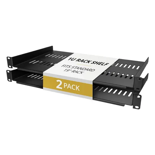 StarTech.com CABSHELFV1U-2PK części do stojaków Półka do stojaka