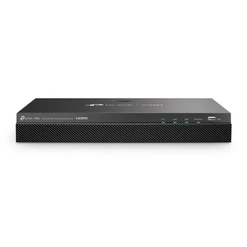 TP-Link VIGI NVR2008H-8MP Sieciowy Rejestrator Wideo (NVR) Czarny