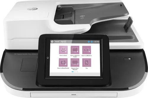 HP Flow 8500 fn2 Skaner płaskiej powierzchni i ADF 600 x 600 DPI