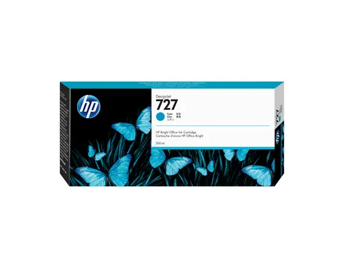 HP Błękitny wkład atramentowy 727 DesignJet 300 ml