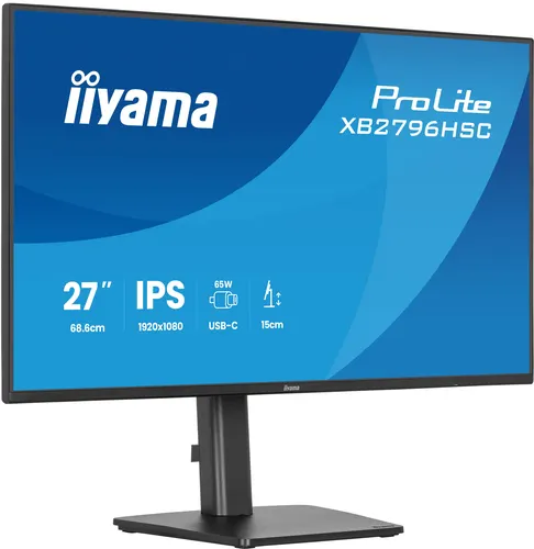 iiyama ProLite XB2796HSC-B1 monitor komputerowy 68,6 cm (27") 1920 x 1080 px Full HD LED Czarny