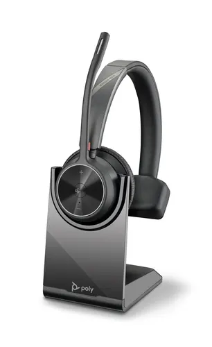 HP Poly Zestaw słuchawkowy Poly Voyager 4310 z certyfikatem Microsoft Teams + adapter BT700 + stacja ładująca