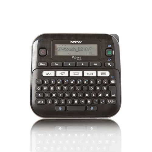 Brother PT-D210VP drukarka etykiet Termotransferowy 180 x 180 DPI 20 mm/s QWERTY