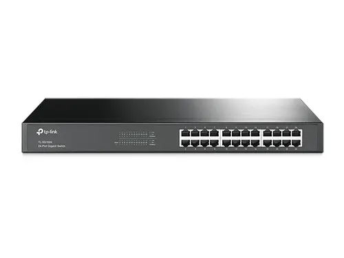 TP-Link TL-SG1024 Nie zarządzany Gigabit Ethernet (10/100/1000) 1U Czarny