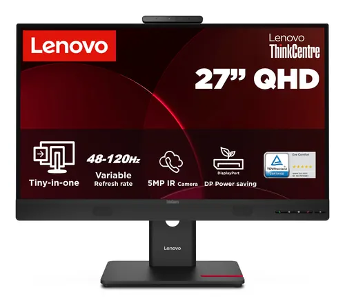 Lenovo ThinkCentre TIO27 Gen6 monitor komputerowy 68,6 cm (27") 2560 x 1440 px Quad HD LED Czarny