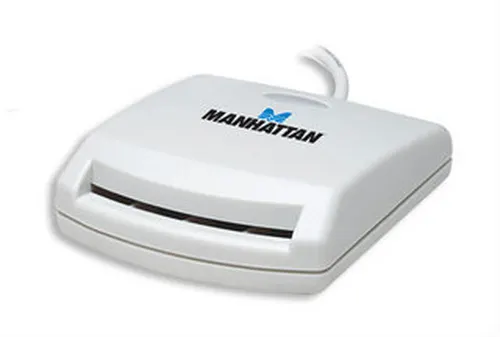 Manhattan 172844 czytnik do kart chipowych USB 1.1 Biały