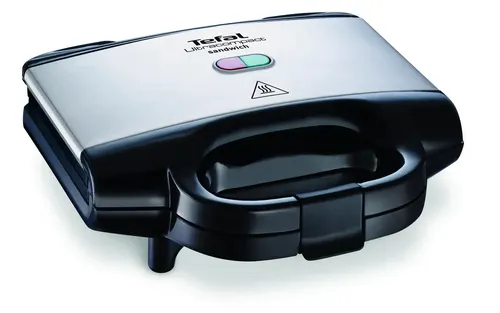 Tefal SM1572 toster 700 W Czarny, Stal nierdzewna