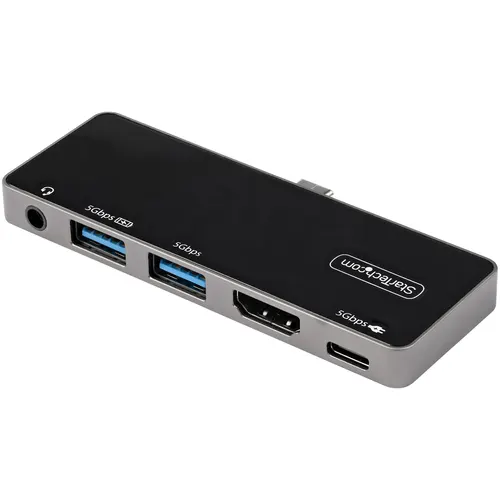 StarTech.com DKT30ICHPD stacja dokująca Przewodowa USB 3.2 Gen 1 (3.1 Gen 1) Type-C Czarny, Srebrny