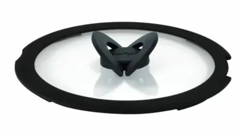 Tefal L9846753 pokrywka Okrągły Czarny, Przezroczysty
