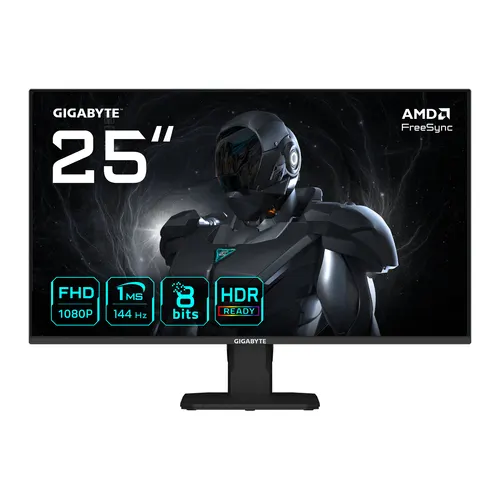 GIGABYTE GS25F14 monitor komputerowy 62,2 cm (24.5") 1920 x 1080 px Full HD LED Czarny