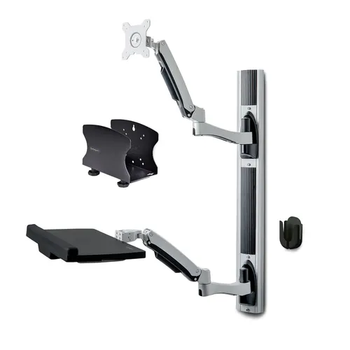 StarTech.com 2PASTSC-WALL-MOUNT stacja robocza stojąco/siedząca