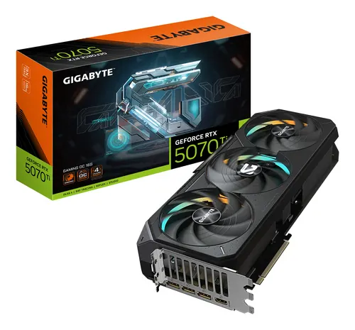 GIGABYTE GeForce RTX 5070 Ti GAMING OC 16G NVIDIA 16 GB GDDR7