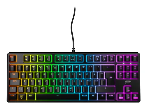 CHERRY K4V2 TKL klawiatura Gaming USB QWERTY Skandynawia Czarny