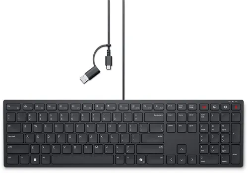 DELL Przewodowa klawiatura do współpracy Pro — KB525C - US International (QWERTY)