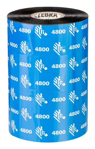 Zebra 4800 Performance Resin taśma termiczna 450 m Czarny, 89 mm