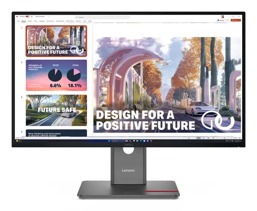 Lenovo ThinkVision P27QD-40 monitor komputerowy 68,6 cm (27") 2560 x 1440 px Quad HD LED Czarny