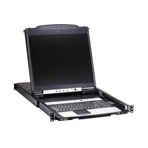 Eaton B064C-16-1-IP przełącznik KVM Możliwości montowania w stelażu Czarny