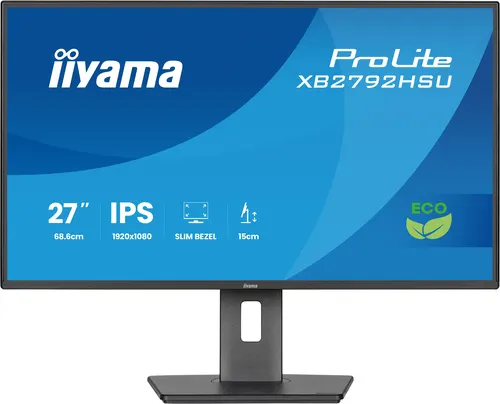 iiyama ProLite XB2792HSU-B1 A monitor komputerowy 68,6 cm (27") 1920 x 1080 px Full HD LED Czarny