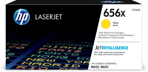 HP 656X oryginalny wkład LaserJet z żółtym tonerem o dużej pojemności