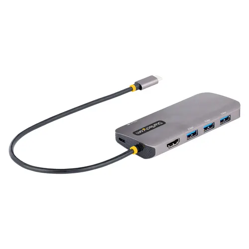 StarTech.com 127B-USBC-MULTIPORT stacja dokująca Przewodowa USB 3.2 Gen 1 (3.1 Gen 1) Type-C Szary