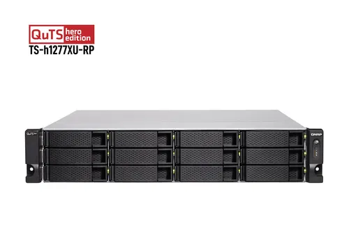 QNAP TS-h1277XU-RP NAS Rack (2U) AMD Ryzen™ 7 3700X 128 GB DDR4 0 TB QNAP QTS Czarny, Szary