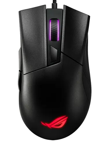 ASUS ROG Gladius II Core myszka Gaming Dla praworęcznych USB Typu-A Optyczny 6200 DPI