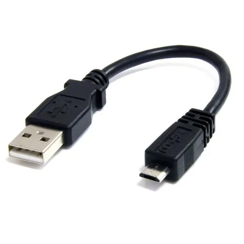 StarTech.com UUSBHAUB6IN kabel USB 0,1524 m USB A Micro-USB B 0,48 Gbit/s Czarny
