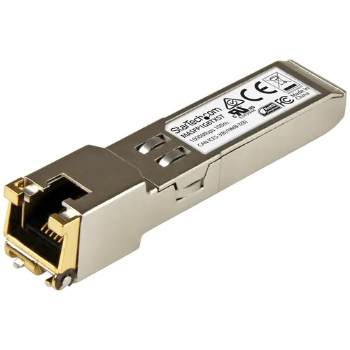 StarTech.com MASFP1GBTXST moduł przekaźników sieciowych Miedź 1000 Mbit/s SFP
