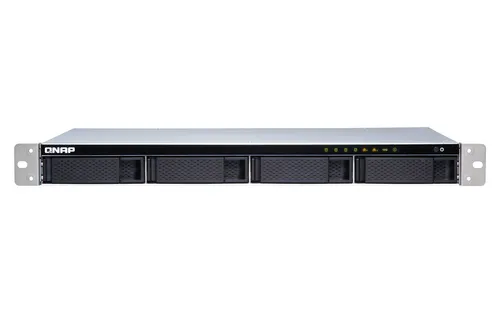 QNAP TS-431XeU NAS Rack (1U) Annapurna Labs Alpine AL-314 2 GB DDR3 0 TB QNAP QTS Czarny, Stal nierdzewna
