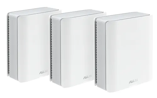ASUS ZenWiFi BT8 Trójpasmowy (2,4 GHz / 5 GHz / 6 GHz) Wi-Fi 7 (802.11be) Biały 3 Wewnętrzny, zestaw 3 szt.