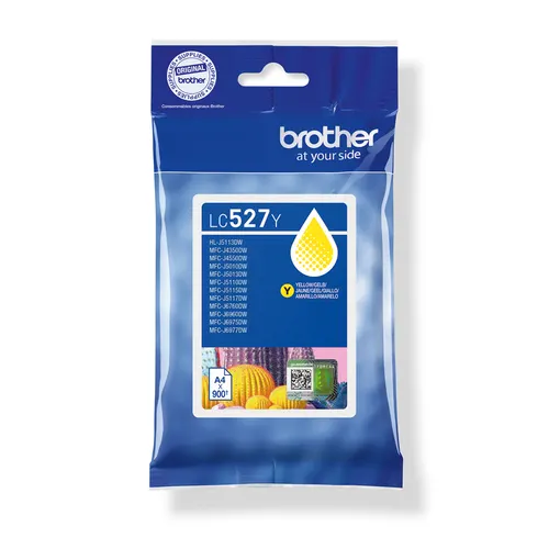 Brother LC527Y nabój z tuszem 1 szt. Oryginalny Żółty