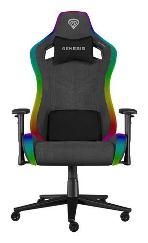 GENESIS Trit 660 RGB Grey Fotel dla gracza Obite siedzisko