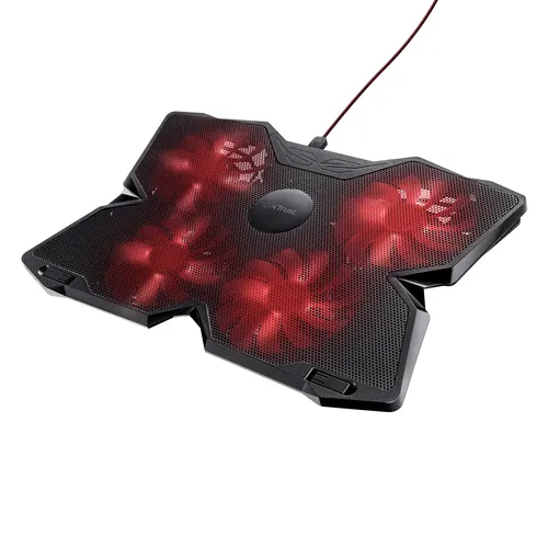 Trust GXT 278 podkładka chłodząca do laptop 43,9 cm (17.3") Czarny