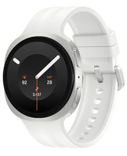 Samsung Galaxy Watch9 3,3 cm (1.3") AMOLED 40 mm Cyfrowy 438 x 438 px Ekran dotykowy Srebrny Wi-Fi GPS, 40 mm, kremowy