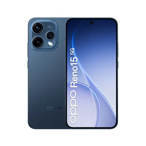 OPPO Reno15 5G 16,7 cm (6.59") Dual SIM Android 16.0 USB Type-C 8 GB 512 GB 6500 mAh Granatowy (marynarski)