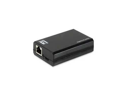 LevelOne POS-5001 rozgałęziacz sieciowy Obsługa PoE Czarny