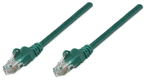 Intellinet RJ-45 M/M, 2m kabel sieciowy Zielony Cat5e U/UTP (UTP)