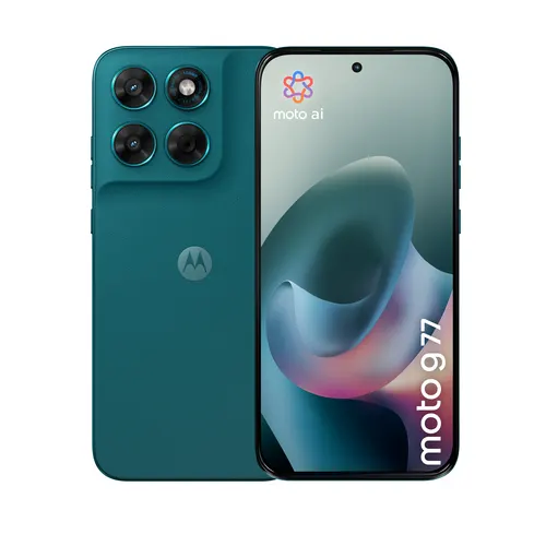 Motorola moto g77 17,3 cm (6.8") Hybrid Dual SIM Android 16.0 5G USB Type-C 8 GB 256 GB 5200 mAh Zielony, zielony (Shaded Spruce)