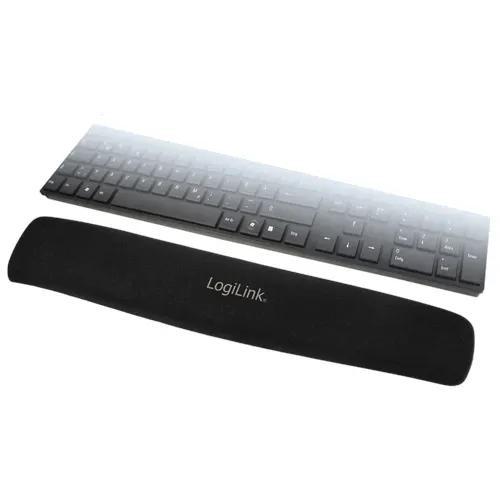 LogiLink ID0044 podkładka pod nadgarstek Nylon, Poliuretan, Silikon Czarny, czarna